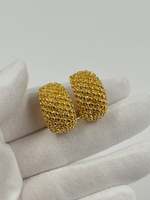 Клипсы полукольца с фактурой