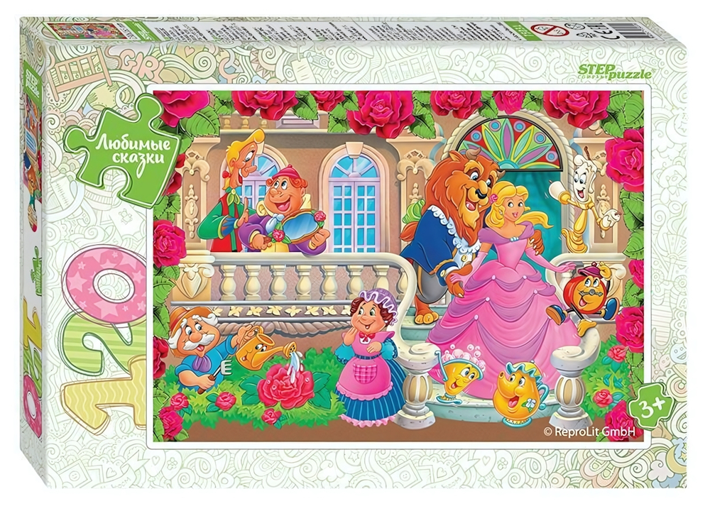 Пазл 120эл. "Любимые сказки" в ассорт. (Степ пазл)