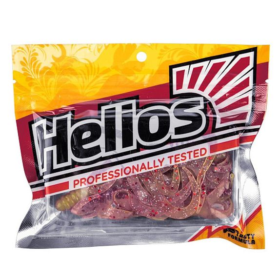 Твистер Helios Credo Four tail 2,35"/6,0 см Fio & Acid lemon 10шт. (HS-20-027)