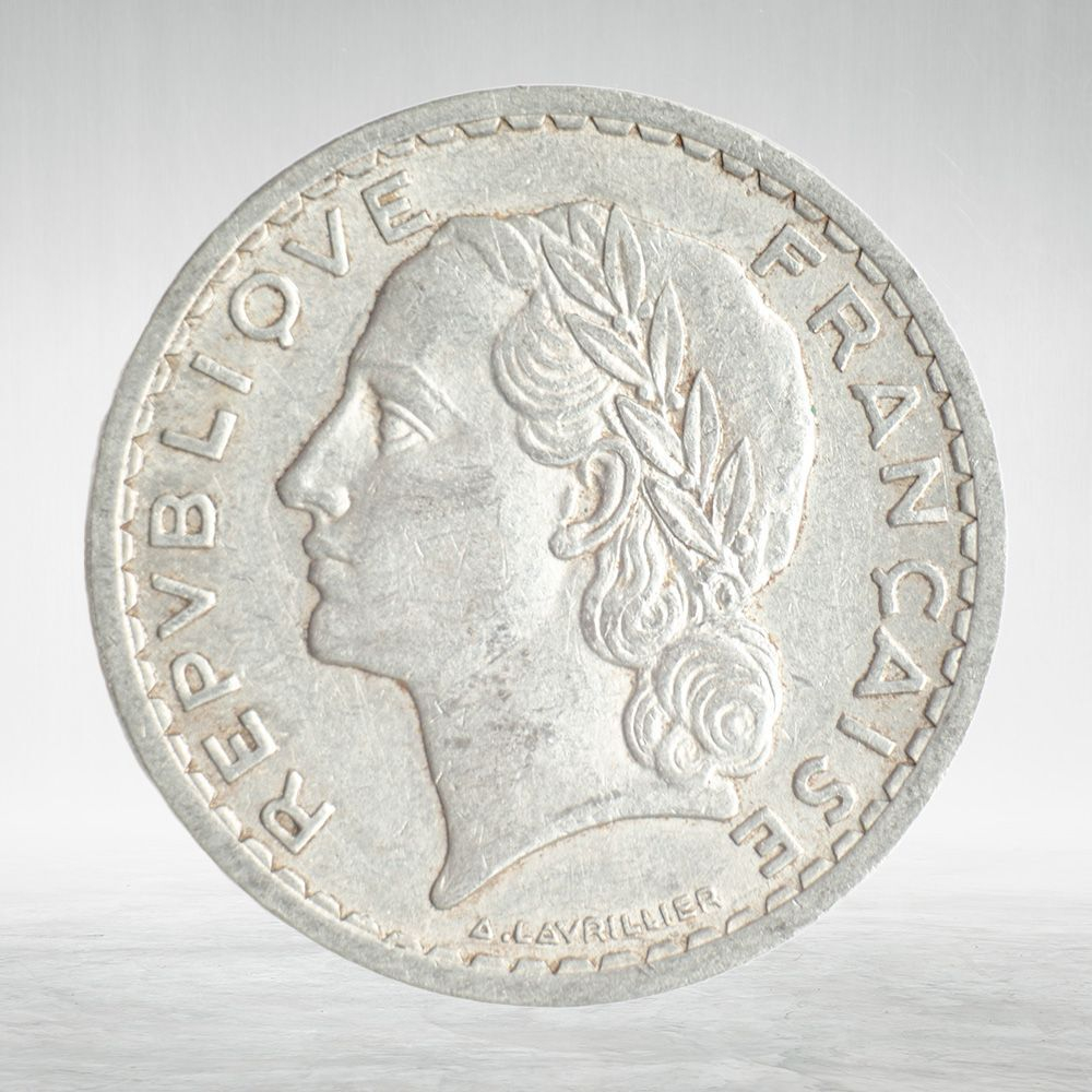 France, 5 Francs 1946, VF