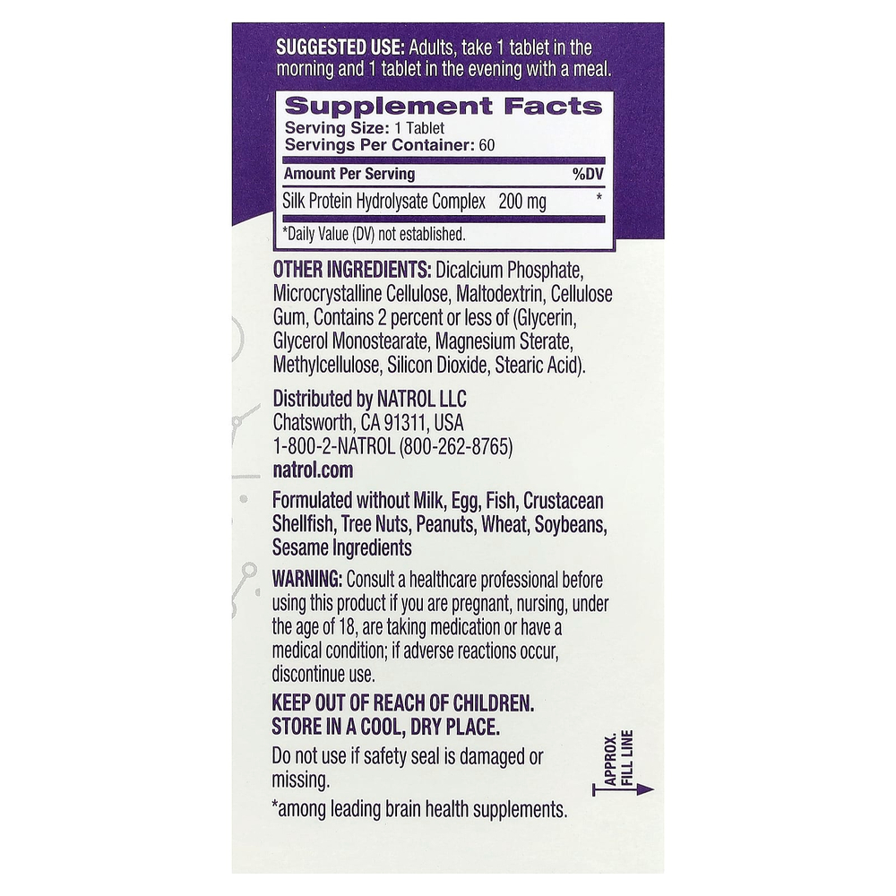 Natrol, Cognium®, память, 200 мг, 60 таблеток