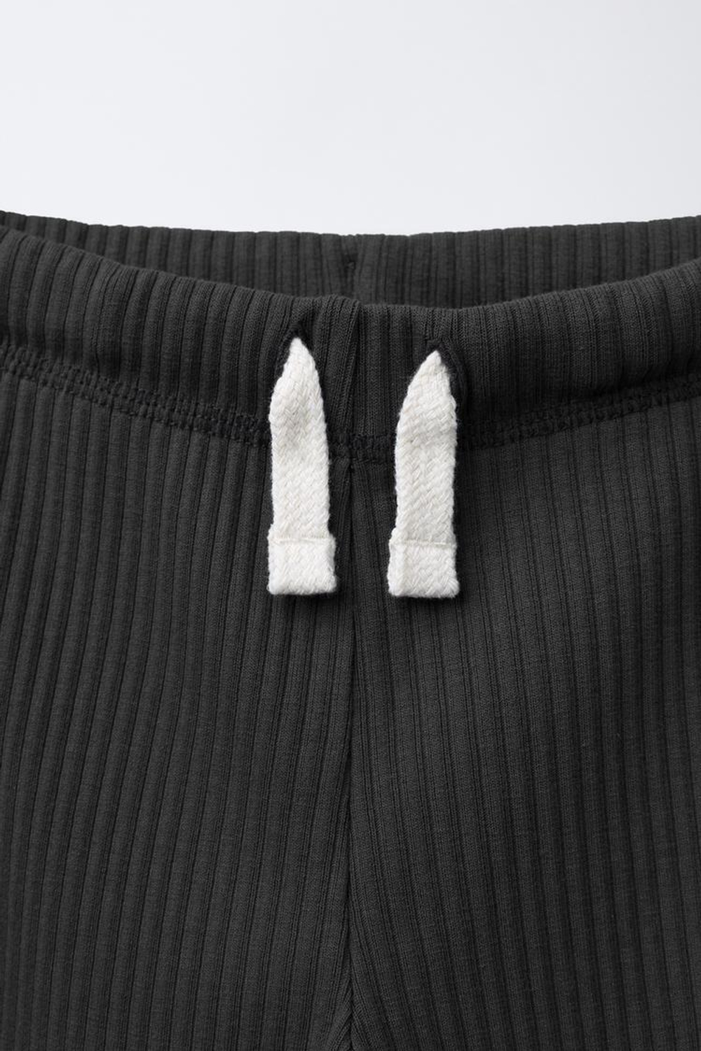 ZARA ЛЕГИНСЫ В РУБЧИК, ЧЕРНЫЙ