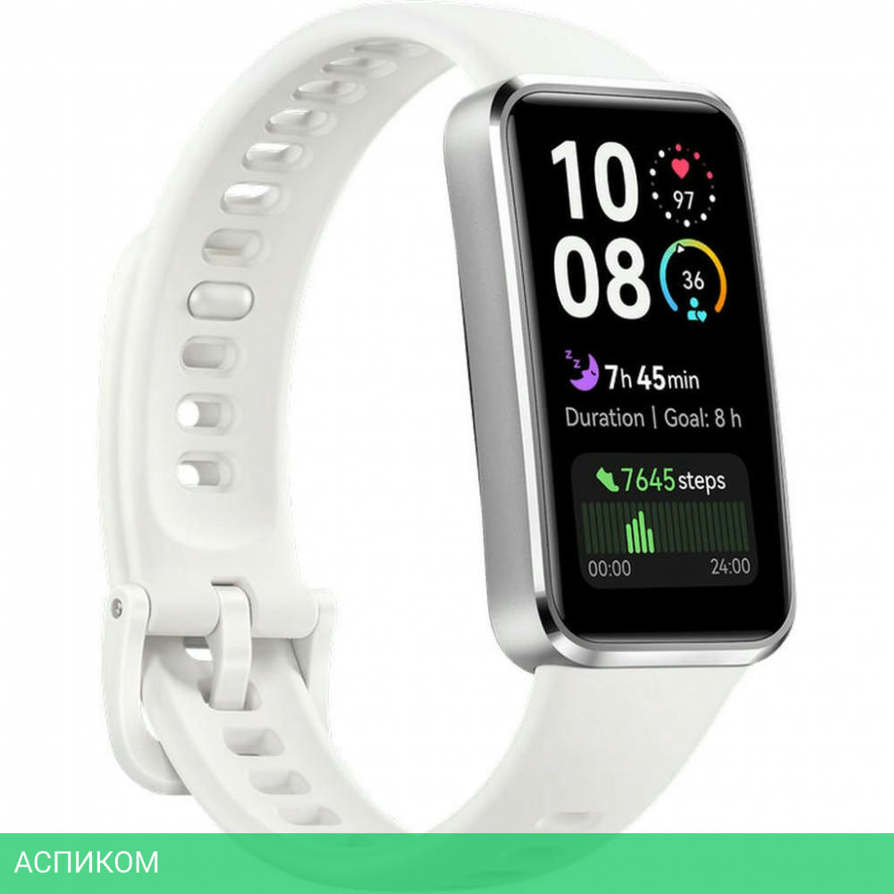 Фитнес-браслет Huawei Band 10 White Fluoroelastomer Strap NOR-B29 (55020ELD)