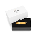 Balmain Hair Couture Золотая заколка-автомат Limited Edition Barrette Pour Cheveux B Gold SS21