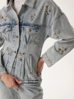 Жакет джинсовый АУРА, голубой