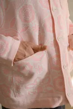 Купить Куртка Soeurs Розовая с Цветами/Pink with Flowers Jacket розовая Куртка Soeurs Розовая с Цветами/Pink with Flowers Jacket розовая