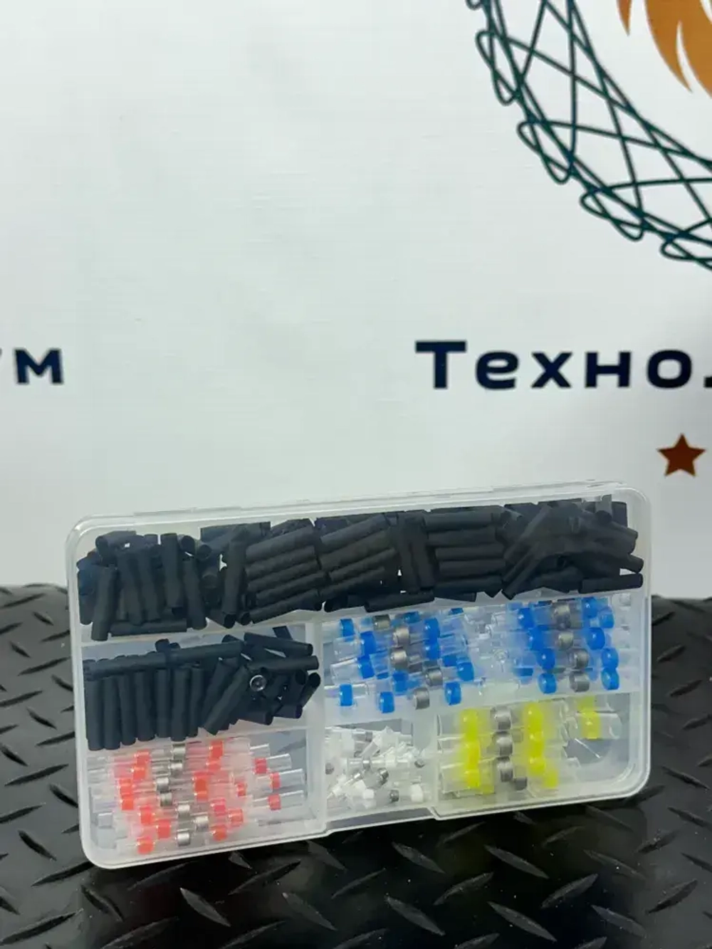 Термоусадка для проводов с клеевым слоем и припоем, Термоусадка с припоем, набор 300 штук