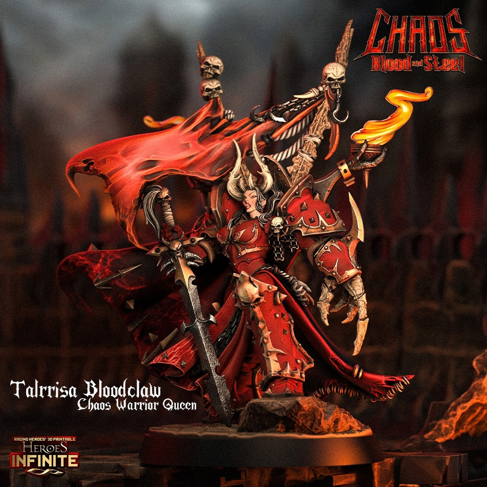 Chaos Khorne Lord Talrissa Bloodclaw