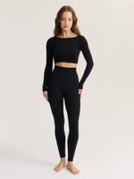 Бесшовные легинсы с высокой посадкой