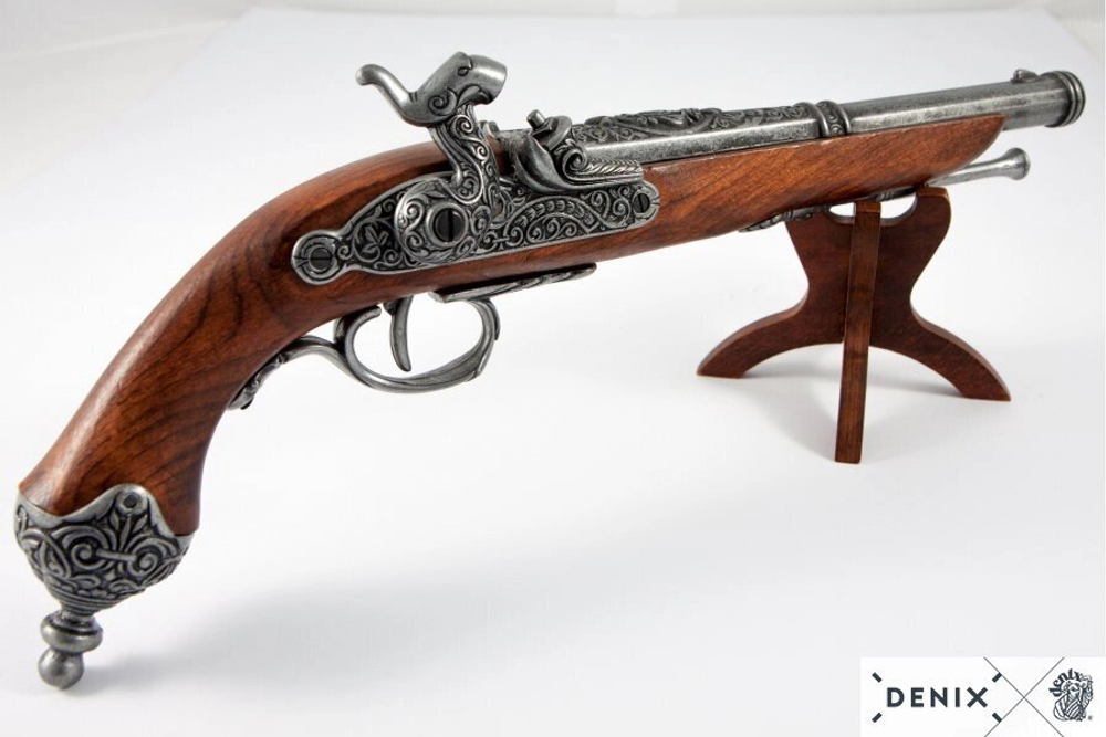 Пистоль итальянский, Брешиа, 1825 г., хром
