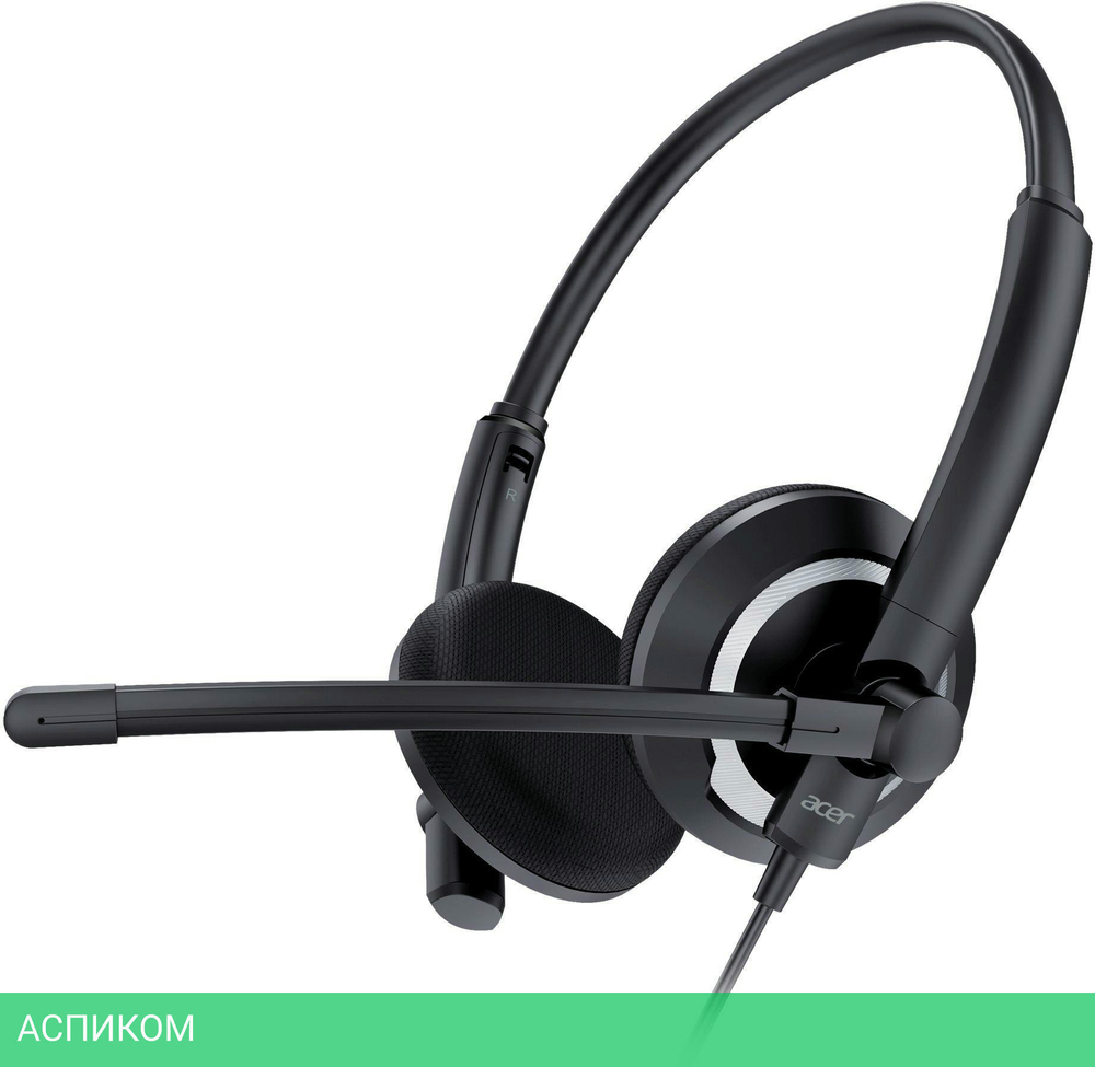 Наушники Acer OHW307 черный (ZL.HDSEE.002)