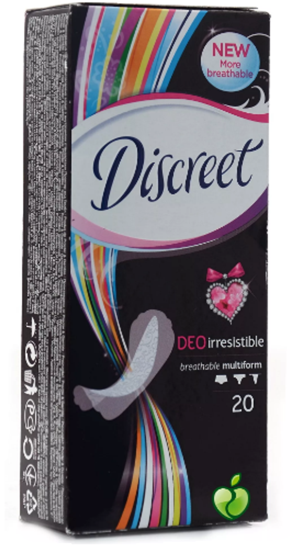 Alldays Discreet Прокладки женские гигиенические Deo Irresistible Multiform, 20 шт