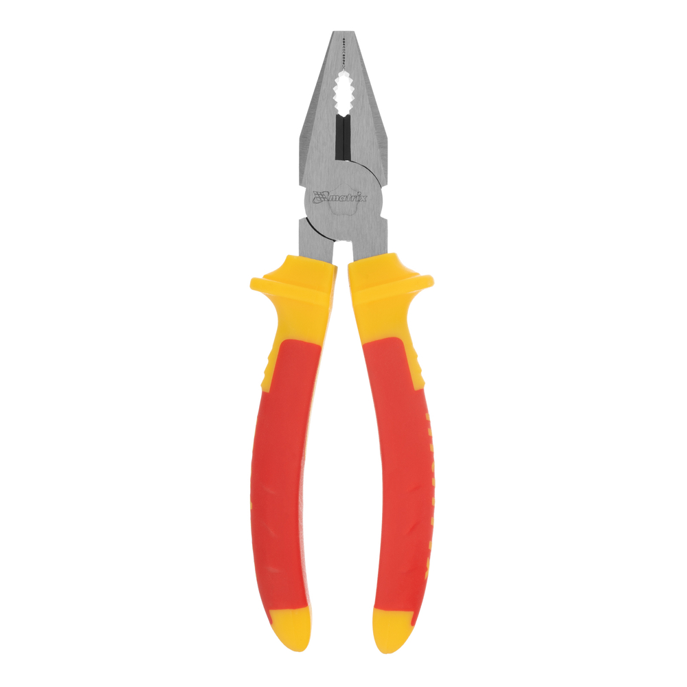 Плоскогубцы комбинированные, Insulated, 180 мм, двухкомпонентные рукоятки Matrix Professional
