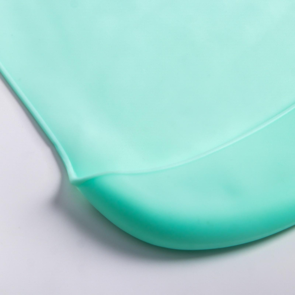 4594894 Нагрудник детский силиконовый с карманом "Лисята"