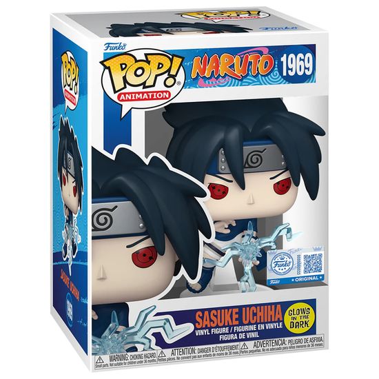 Фигурка Funko POP! Animation Naruto Sasuke Uchiha (GW) (Exc) (1969) 82760 / Фигурка Фанко ПОП! по мотивам аниме "Наруто", Саске Учиха