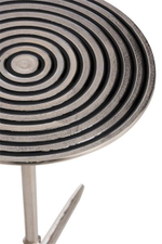 Набор из 2х столиков "Твинс" 34х34х46см/41,5x41,5x57см Алюминий