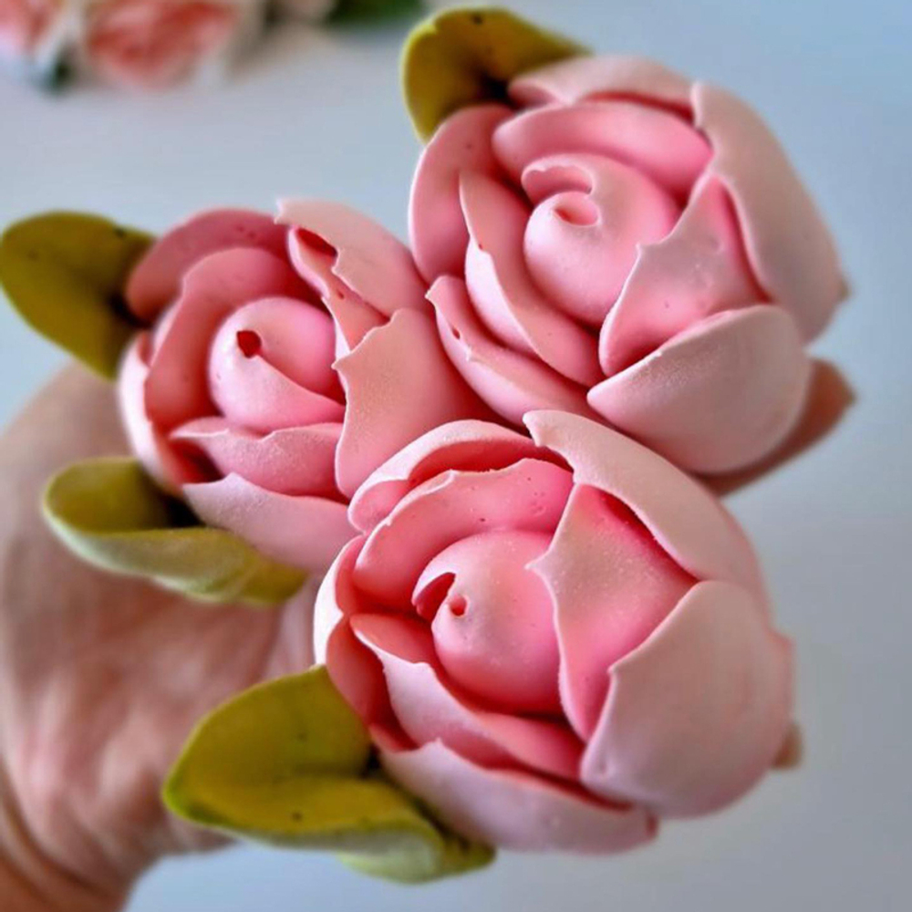 Насадка кондитерская большая «Дикая Роза» 56*44 мм