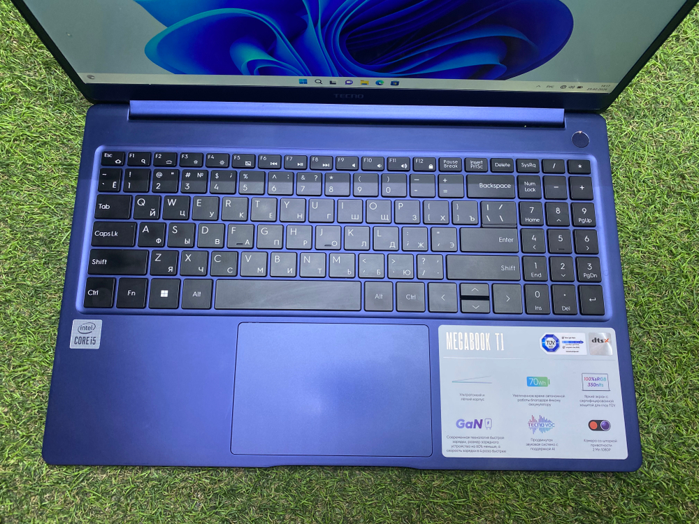 Ноутбук TECNO i5/16/FHD/Megabook T1/Windows 11 PRO