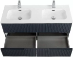 Тумба с раковиной Cezares DUET-N 120 DUET-N-1200-4C-SO-2-GR-P графит