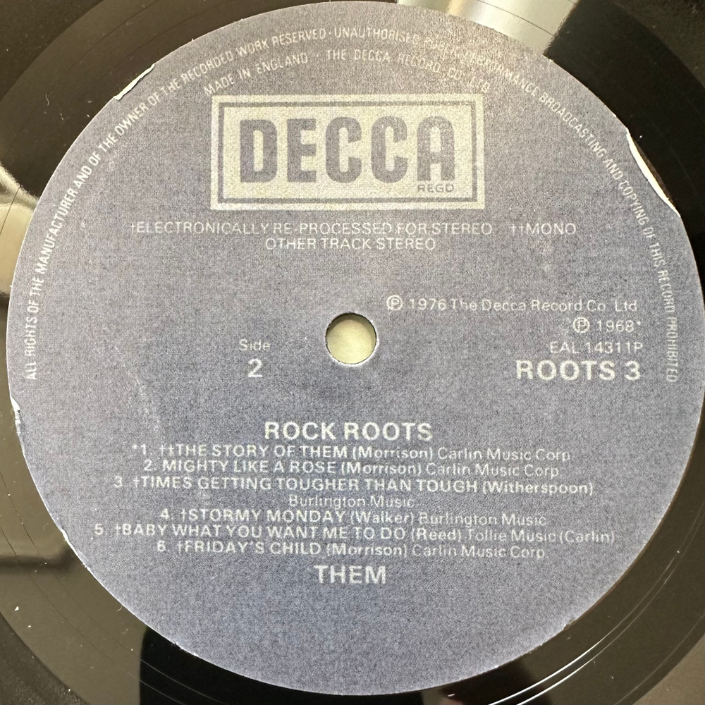 Them- Rock Roots (Англия 2012г.)