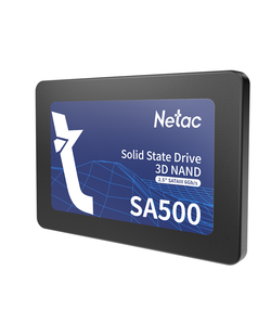 Ssd накопитель Netac SSD SA500 1TB 2.5 SATAIII 3D NAND, R/W up to 530/475MB/s, TBW 480TB, 3y wty