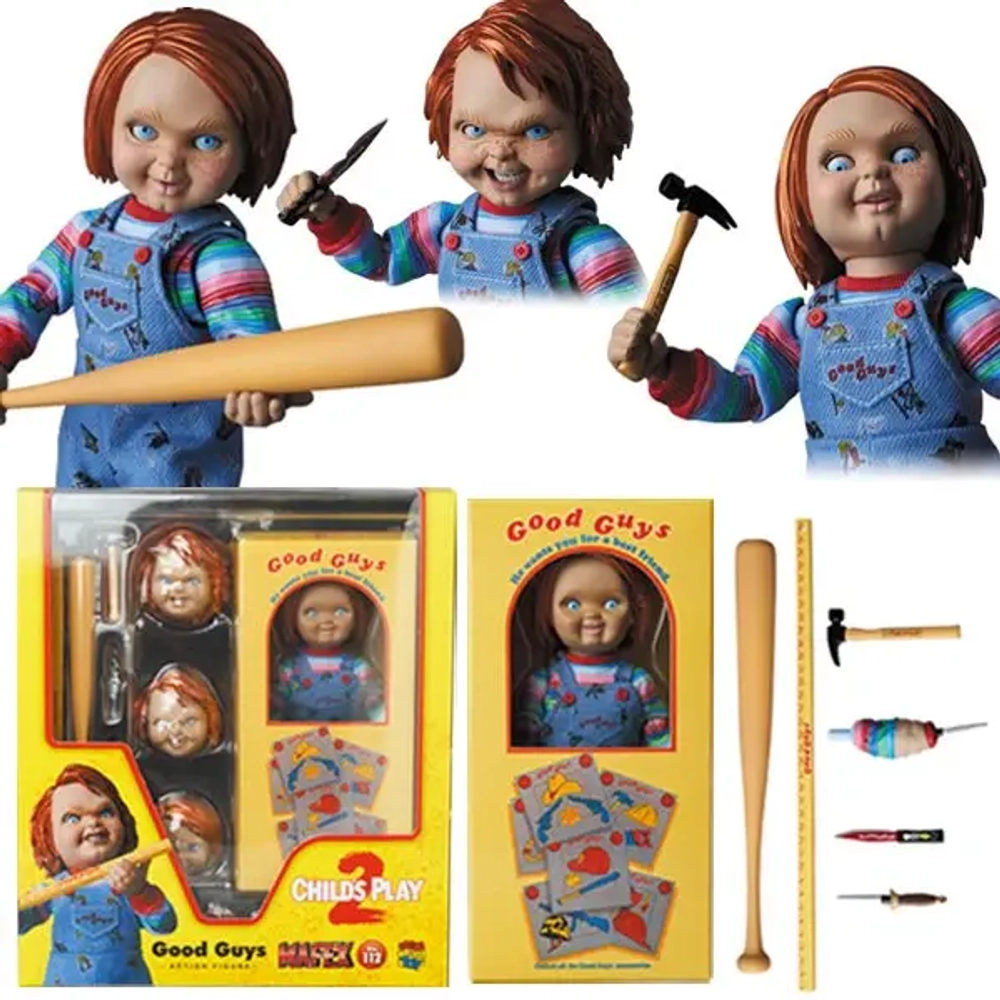 MEDICOM TOY MAFEX GOOD GUYS КУКЛУ ЧАКИ «ДЕТСКИЕ ИГРЫ 2»