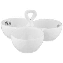 МЕНАЖНИЦА ТРЕХСЕКЦИОННАЯ С РУЧКОЙ КОЛЛЕКЦИЯ "CRUMPLED" 20.5*20.5*10.7 СМ