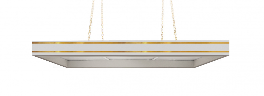 Лампа Neo 3 секции ЛДСП (серый (ЛДСП),фурнитура золото)