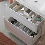 Тумба Lana 80 белая, ум. Миранда