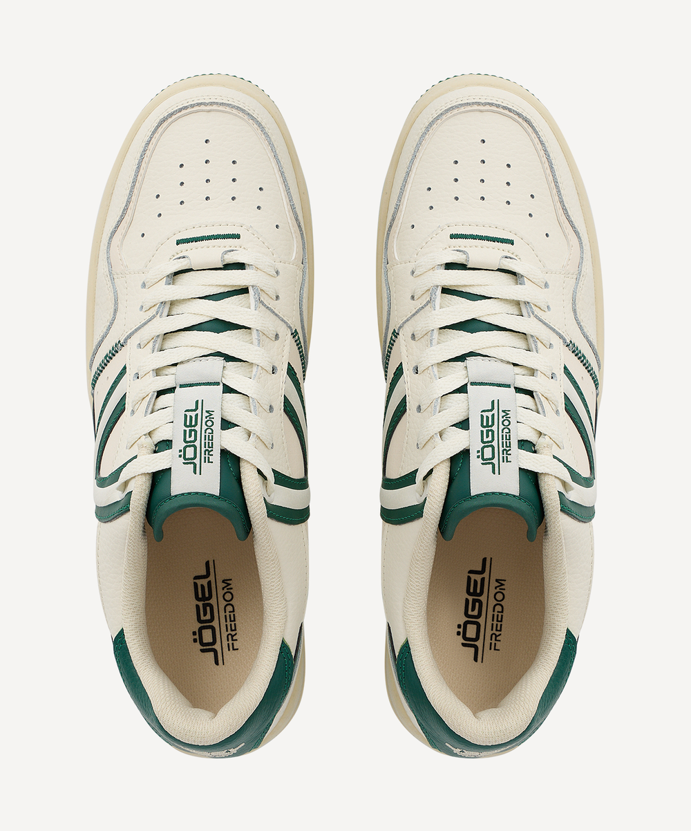 Кроссовки спортивные Freedom, светло-бежевый/зеленый