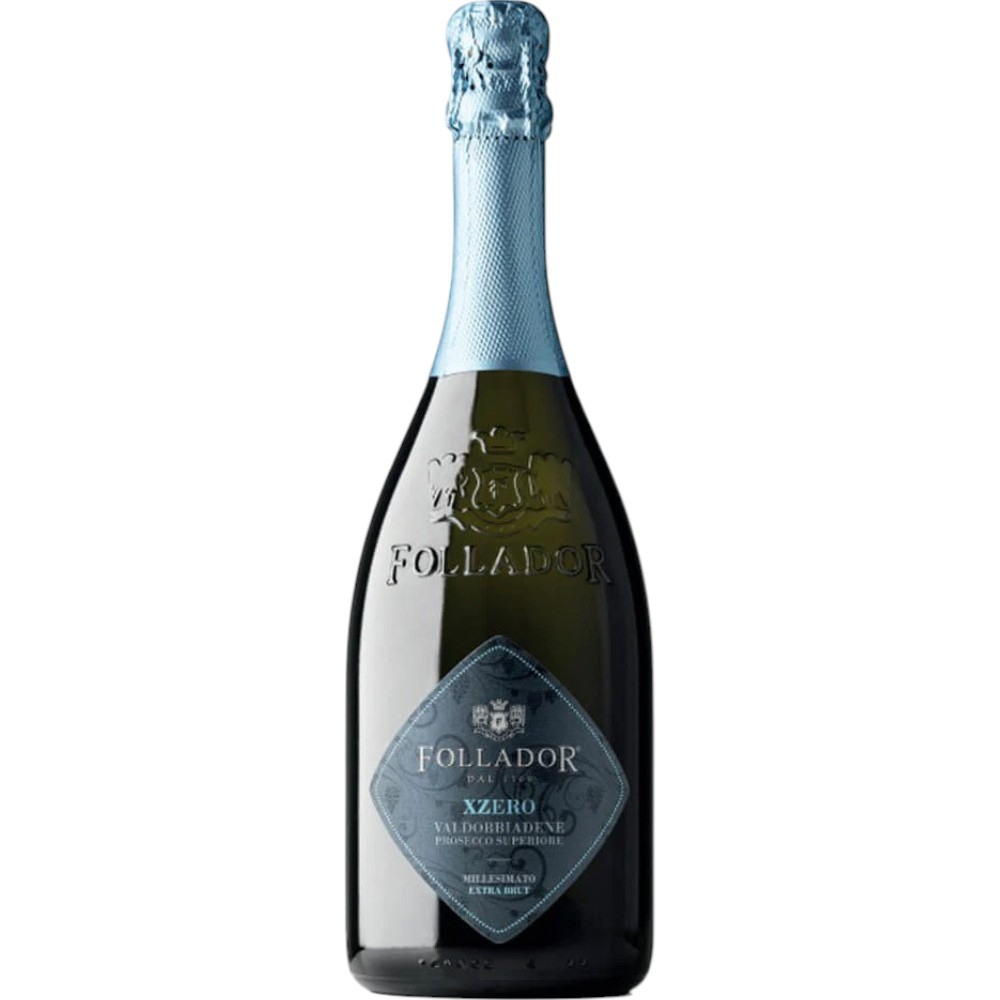 Игристое вино Follador Valdobbiadene Xzero Prosecco Extra Brut Millesimato 0,75 л.