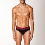 Мужские трусы брифы черные CASANOVA Limited edition 0007A