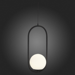 SL395.403.01 Подвес ST-Luce Черный/Белый LED 1*8W 4000K