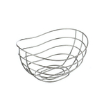 Ваза для фруктов из нержавеющей стали, тип-3, хром 265х220х140мм