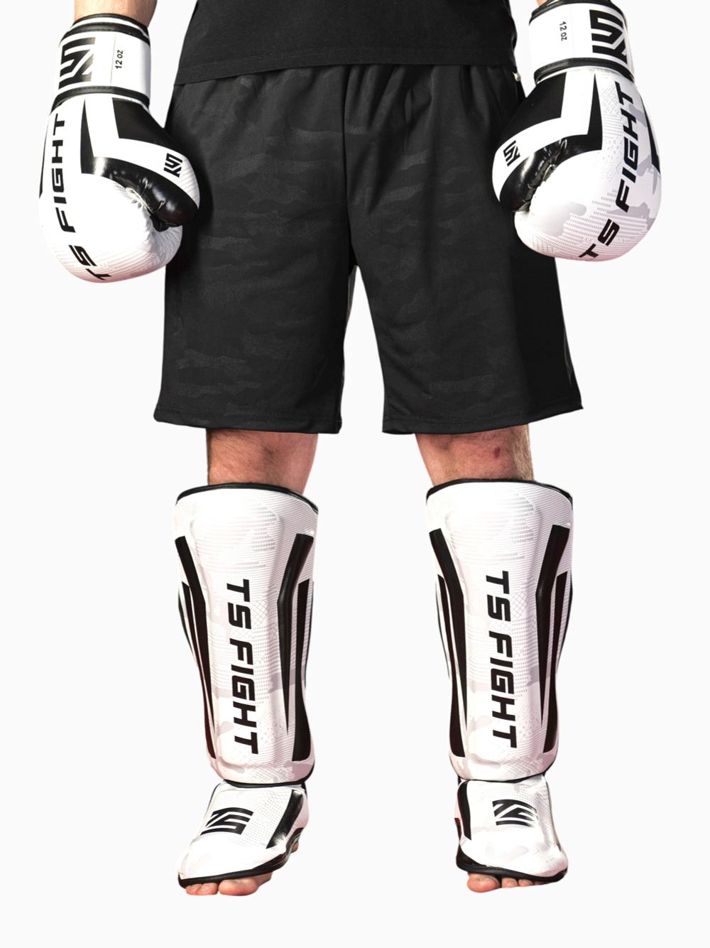 Защита голени и стопы Tomorrow Star Fury White Black