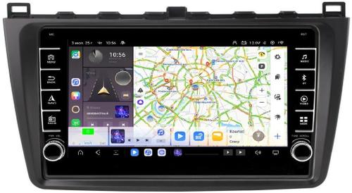 Магнитола для Mazda 6 2007-2012 (GH) - Kuberg OL-9506 (кнопки и крутилки) Android 13, Быстрая, CarPlay, 4G SIM-слот