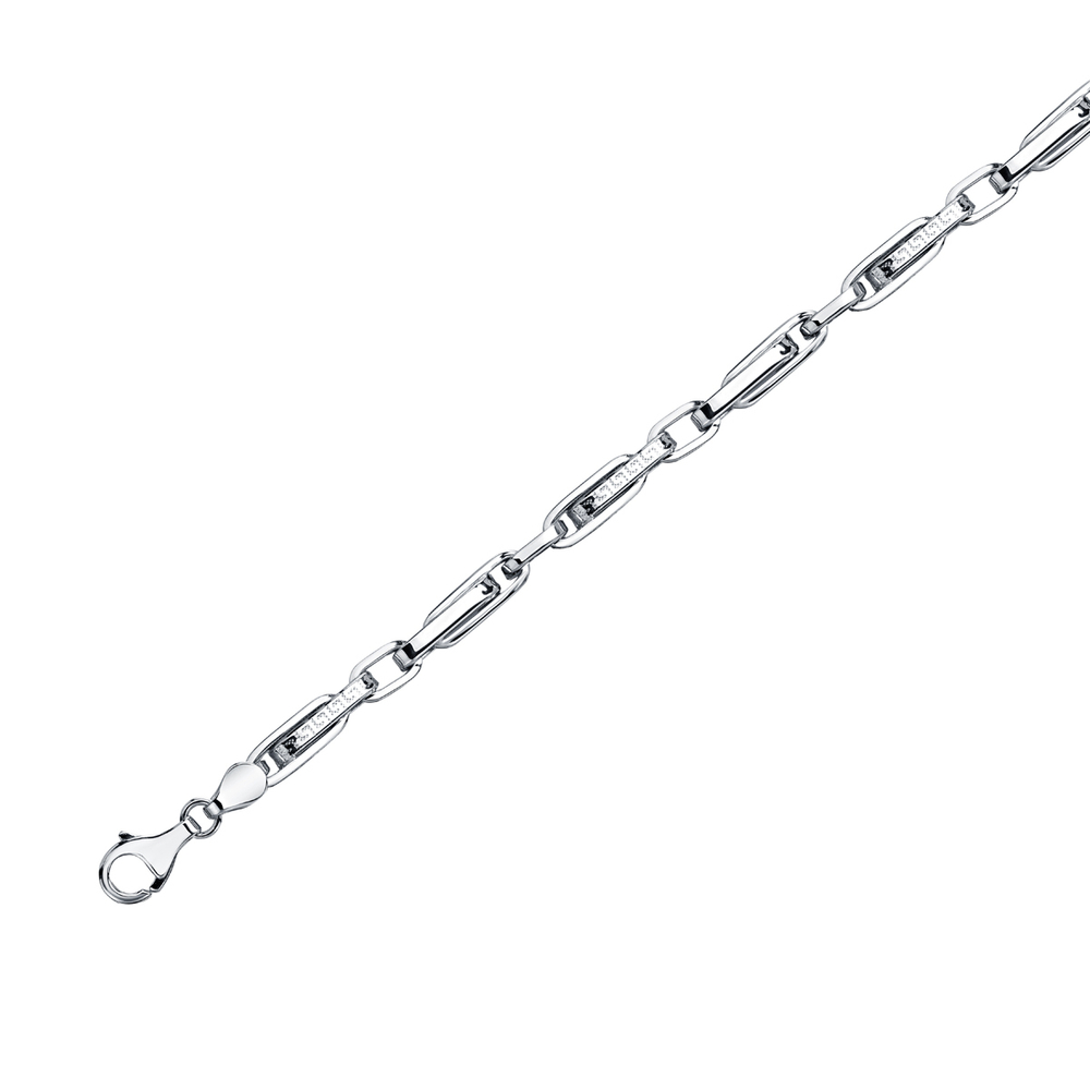 Цепь из белого золота 585 пробы JA-CH-022994Д