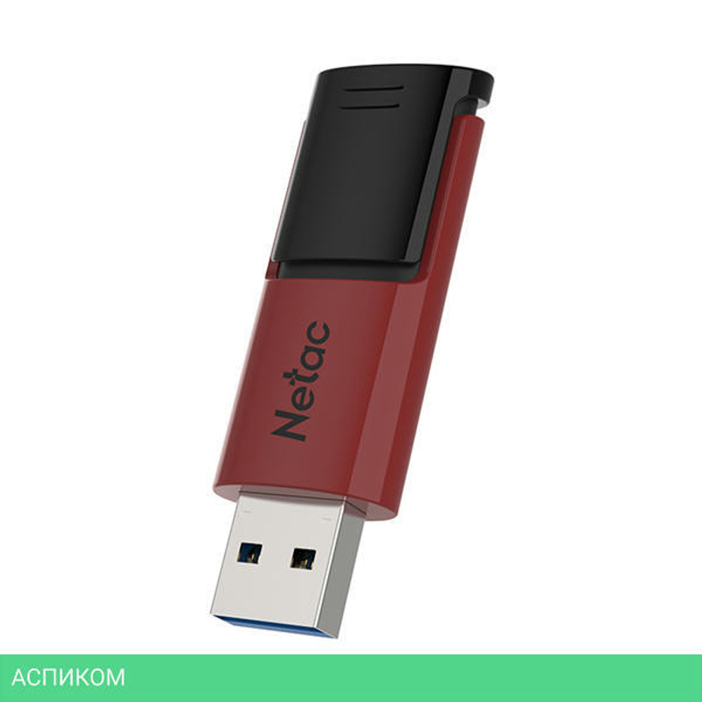 USB Flash-накопитель Netac AH355 32GB Red/Black (NT03U182N-032G-30RE)
