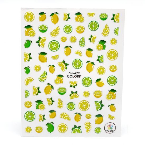 Наклейки для ногтей № CA-679