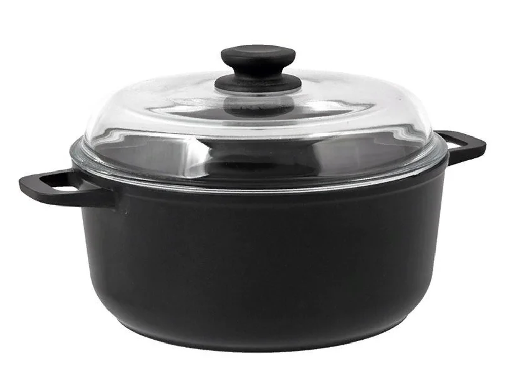 Кастрюля со стеклянной крышкой TimA Шеф К401IС, 4 л