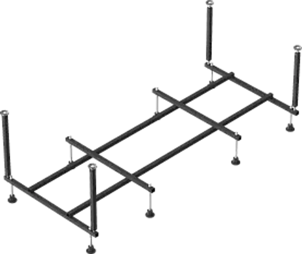 Акриловая ванна Bas (Бас) Фиеста 194x90, с каркасом