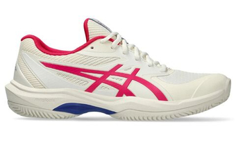 Женские Кроссовки теннисные Asics Game FF Clay/OC - кремовый/ярко-розовый