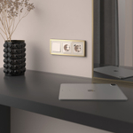 Клавиша для выключателя перекрестного (айвори акрил)