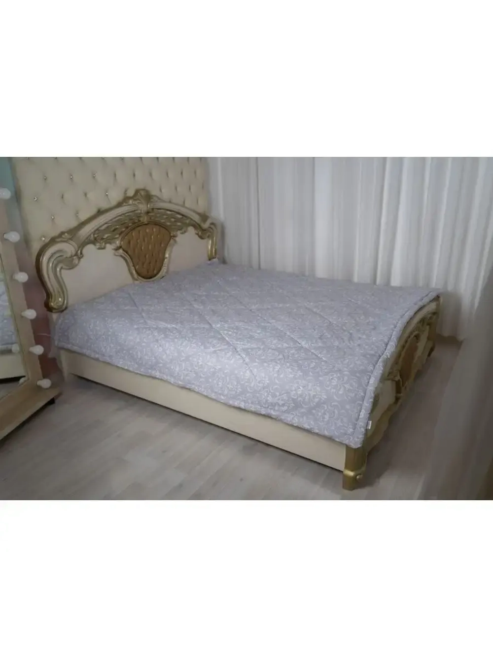 Одеяло евро всесезонное облегченное лен хлопок