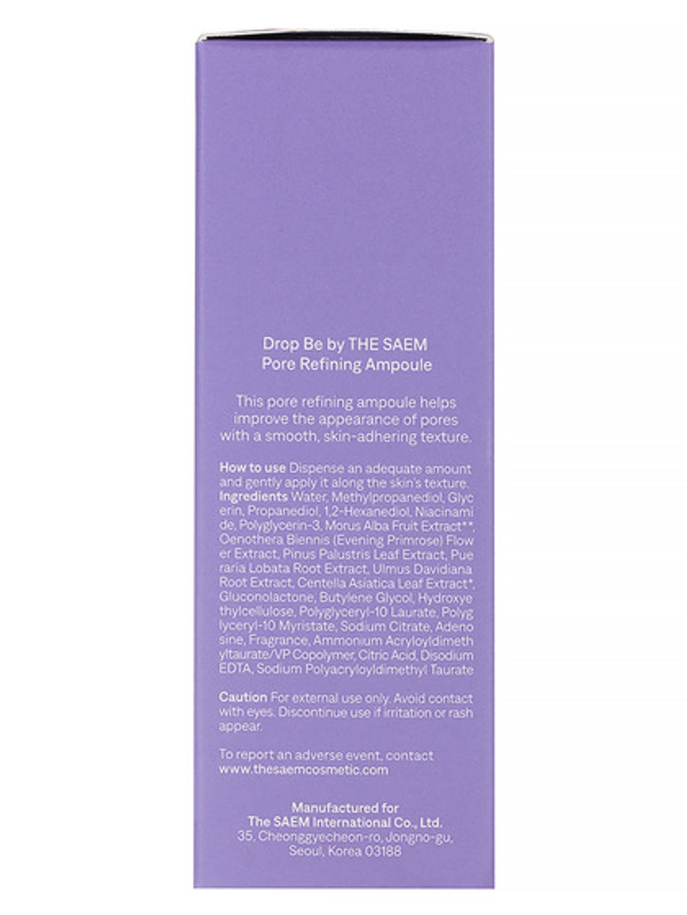 Pore Refining Ampoule
