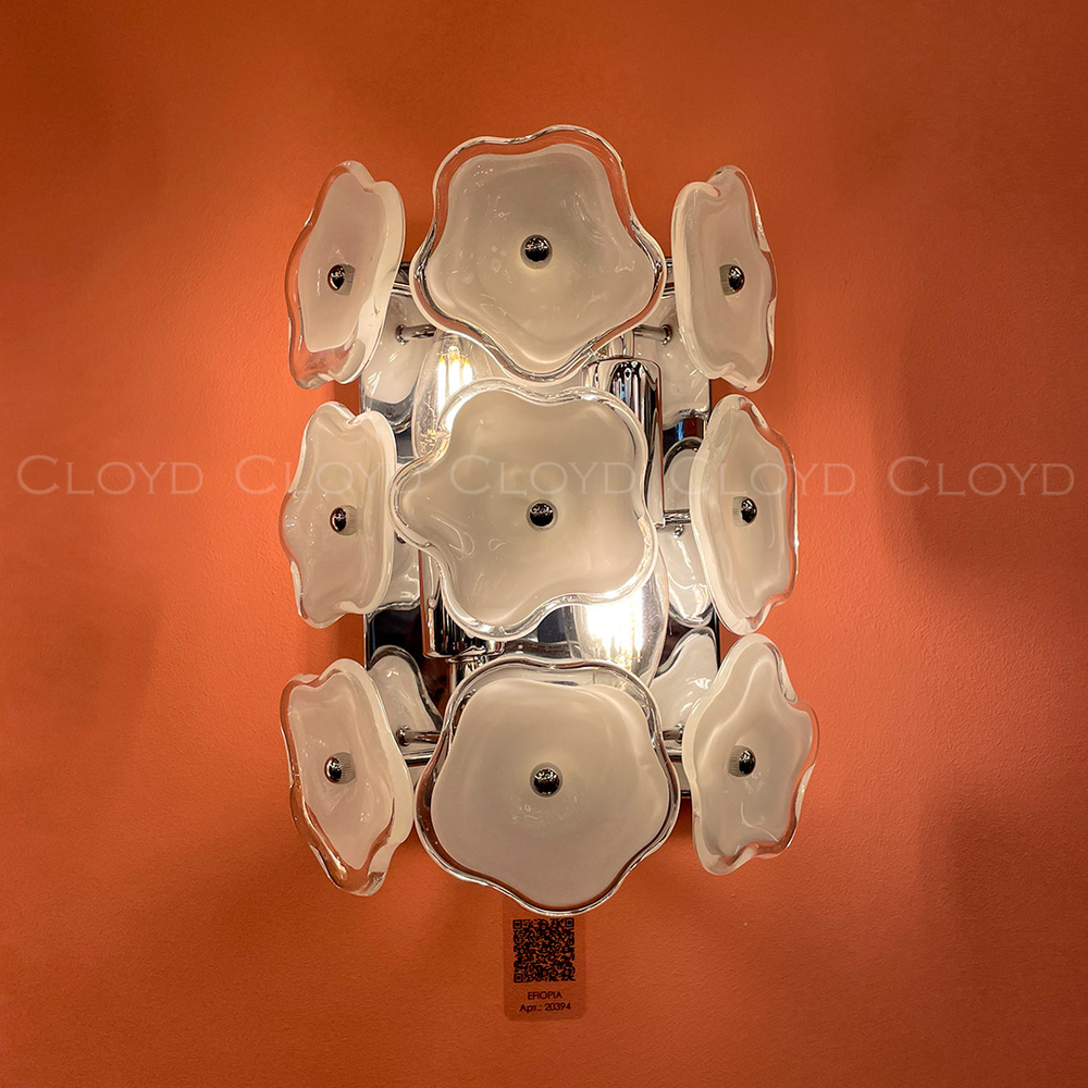 Бра Cloyd EFIOPIA W2 / выс. 28 см - хром (арт.20394)