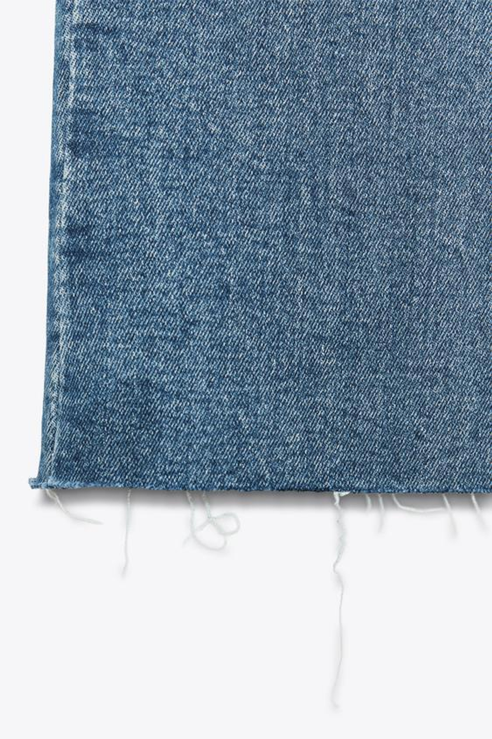 ZARA УКОРОЧЕННЫЕ РАСКЛЕШЕННЫЕ ДЖИНСЫ TRF С ВЫСОКОЙ ПОСАДКОЙ, СИНИЙ