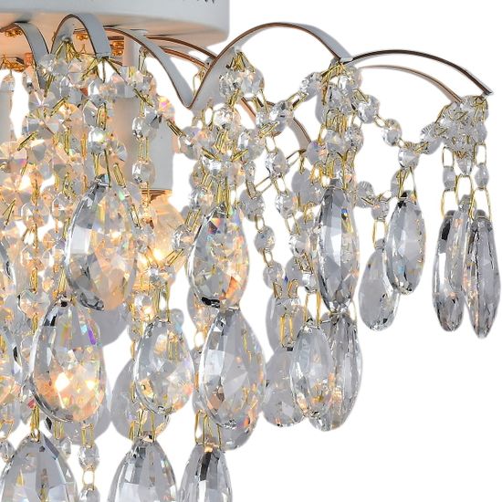 Люстра потолочная Reluce E27  04039-0.3-06 WH+GOLD PN