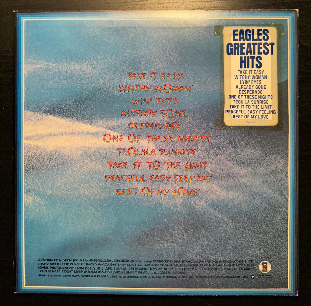 Eagles - Their Greatest Hits 1971-1975 (США 1976г.)