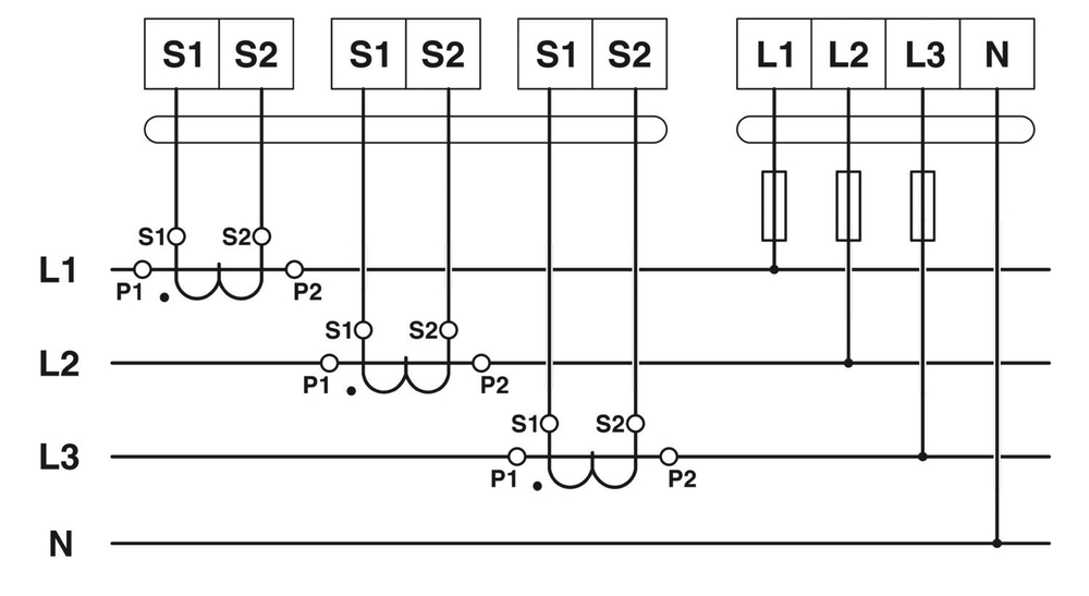 3047465 - UTMED 4 - Проходные клеммы